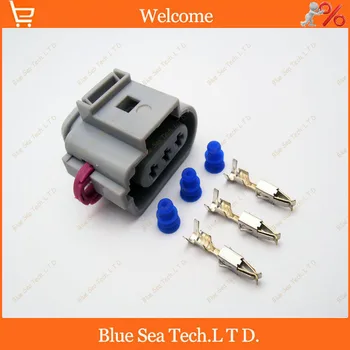 

10 sets 3 Pin female 1J0973723G car connector,Car Crankshaft Sensor sensor plug/Auto Fog plug connector for VW Audi etc.