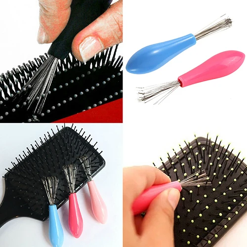 

New Arrival 1 Pc Durable Mini Useful Comb Hair Brush Cleaner Embeded Home Essential Tool BHXX