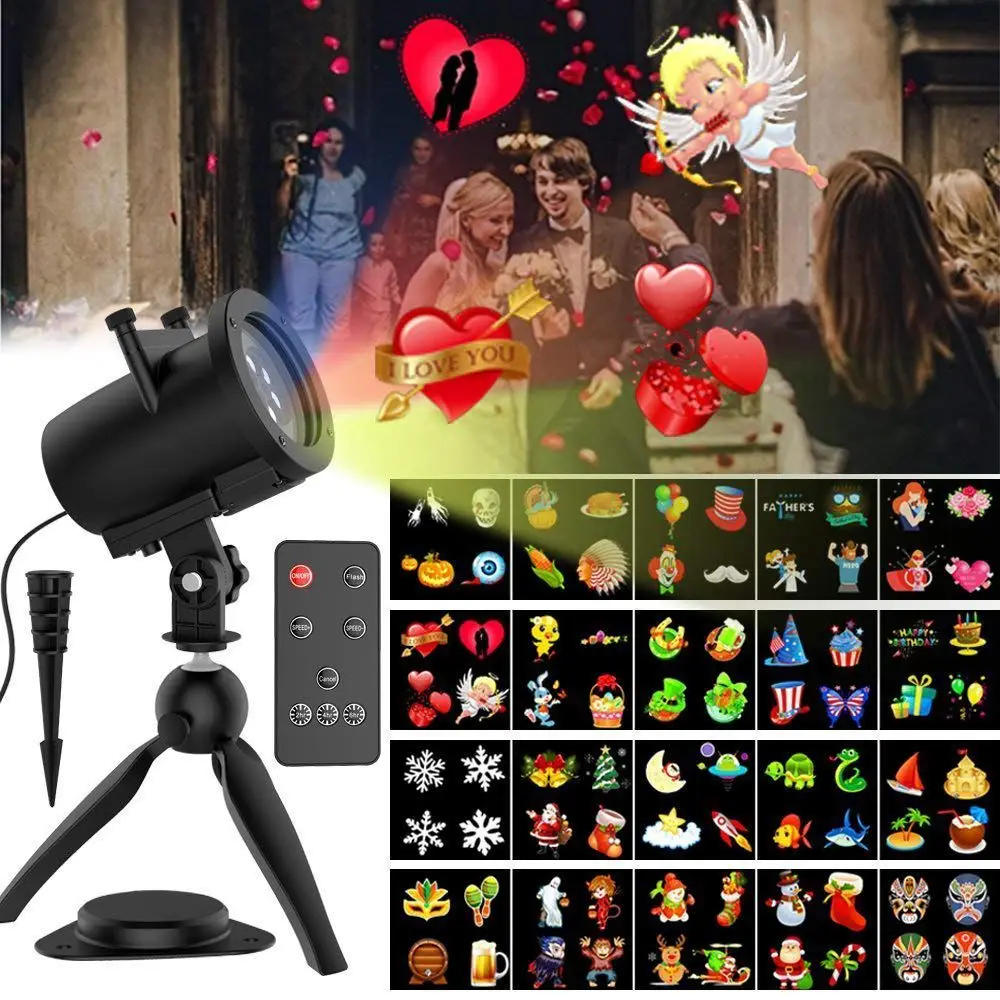 

Motion Lamp Projector magic ball disco DJ remote control stage effect Christmas project laser party lights Waterproof IP65
