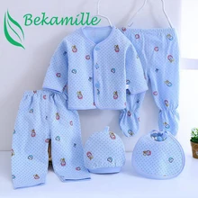 Бренд 5 шт./компл. enfant, Одежда для новорожденных, комплекты костюмов для мальчиков, детская одежда из хлопка