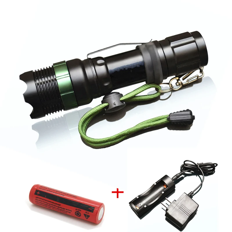 Портативный светодиодный фонарик CREE Q5/XM L T6 с брелком масштабируемый Cree зарядное