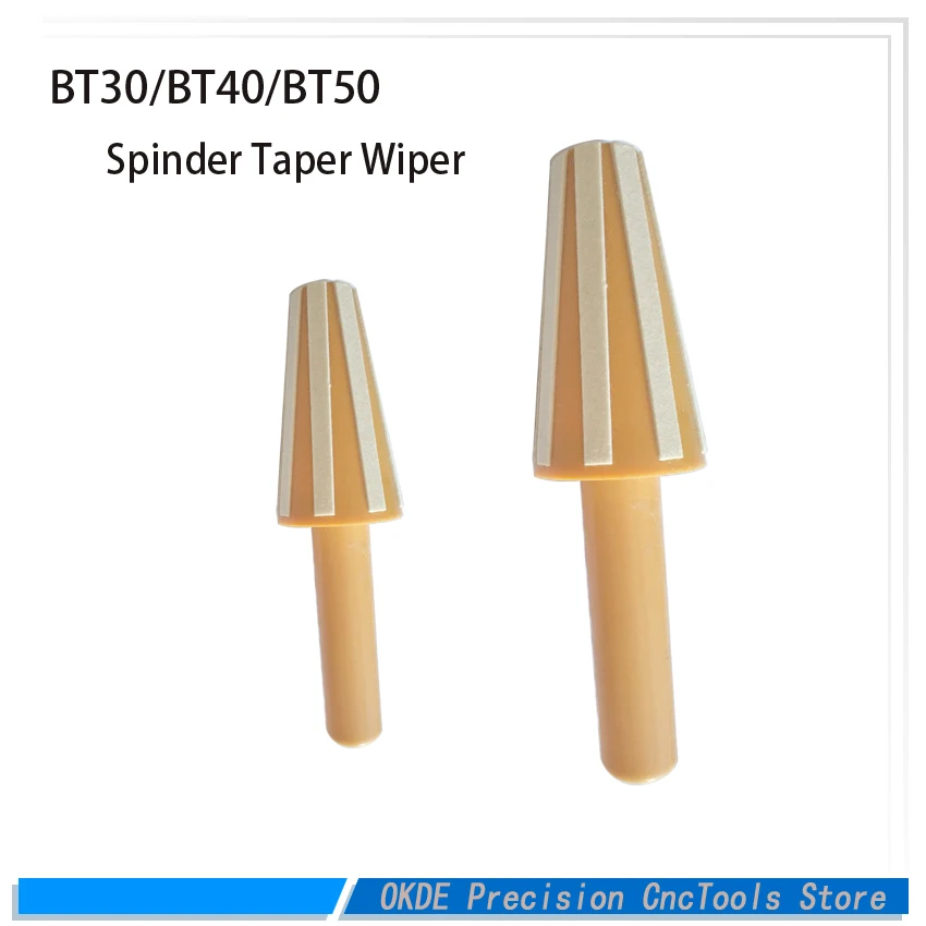 

1pcs BT30 BT40 HSK40 HSK50 HSK63 CNC Spindle Taper Collet Holder Wiper Cleaner Brush Cleaning Used on CNC milling machine
