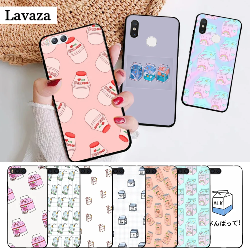 

Lavaza Kawaii Japanese Milk Silicone Case for Xiaomi MI 5X 6 6X 8 9 SE 9T Pro CC9E CC9 A3 F1 A1 A2 Lite MAX 3