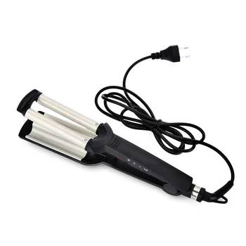 

Professional Hair Curler Triple Barrels Ceramic Curling Iron Electric Styling Tools