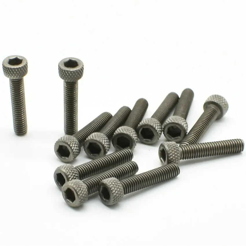 Титановый Болт M3 болты оригинального цвета не полированные шестигранные винты с
