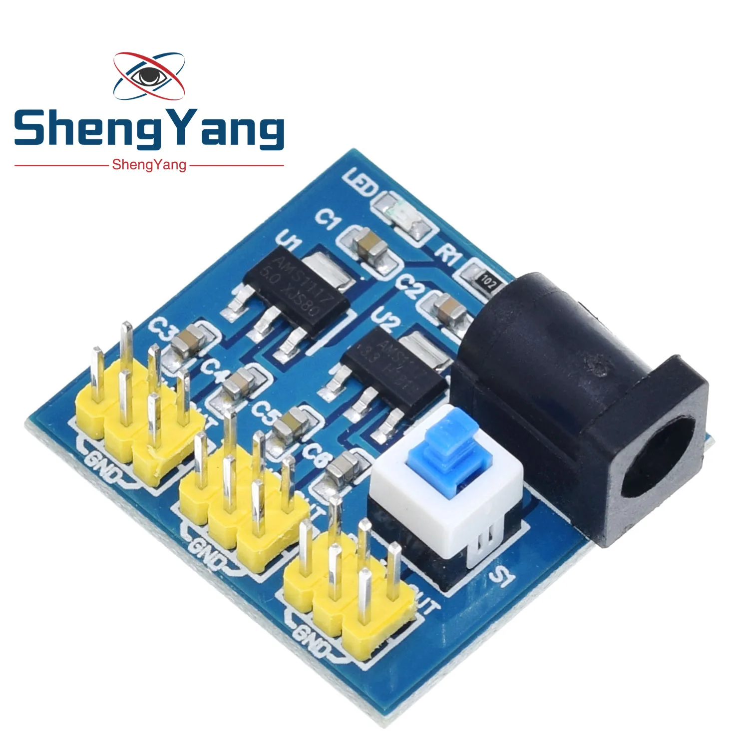 Понижающий модуль питания TZT DC-DC 12 В до 3 5 для Arduino | Электронные компоненты и