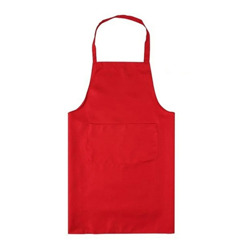 practical Fashion Ladies and Men's Polyester High Quality Durable and Reusable Kitchen Apron Baking Cooking Restaurant Apron