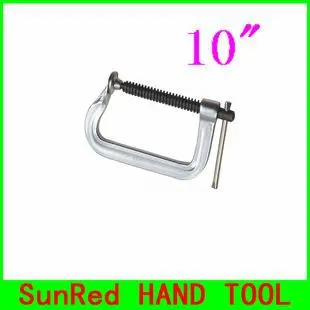 

BESTIR taiwan brand 10" Forged steel C-Type Screw Clamps hand tool NO.10910 wholesale and retail