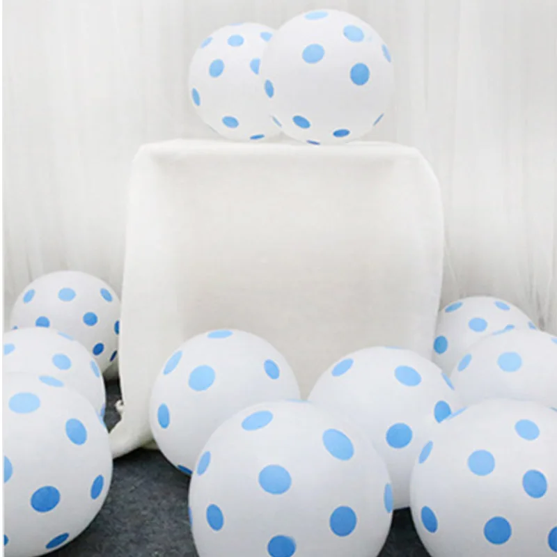 15 шт./лот 12''Polka точка латексных воздушных шаров с Микки-Маусом Мышь декорации на свадьбу, вечеринку globos, красные, черные, синие, воздушные шары ко дню рождения детского дня рождения - Цвет: Белый