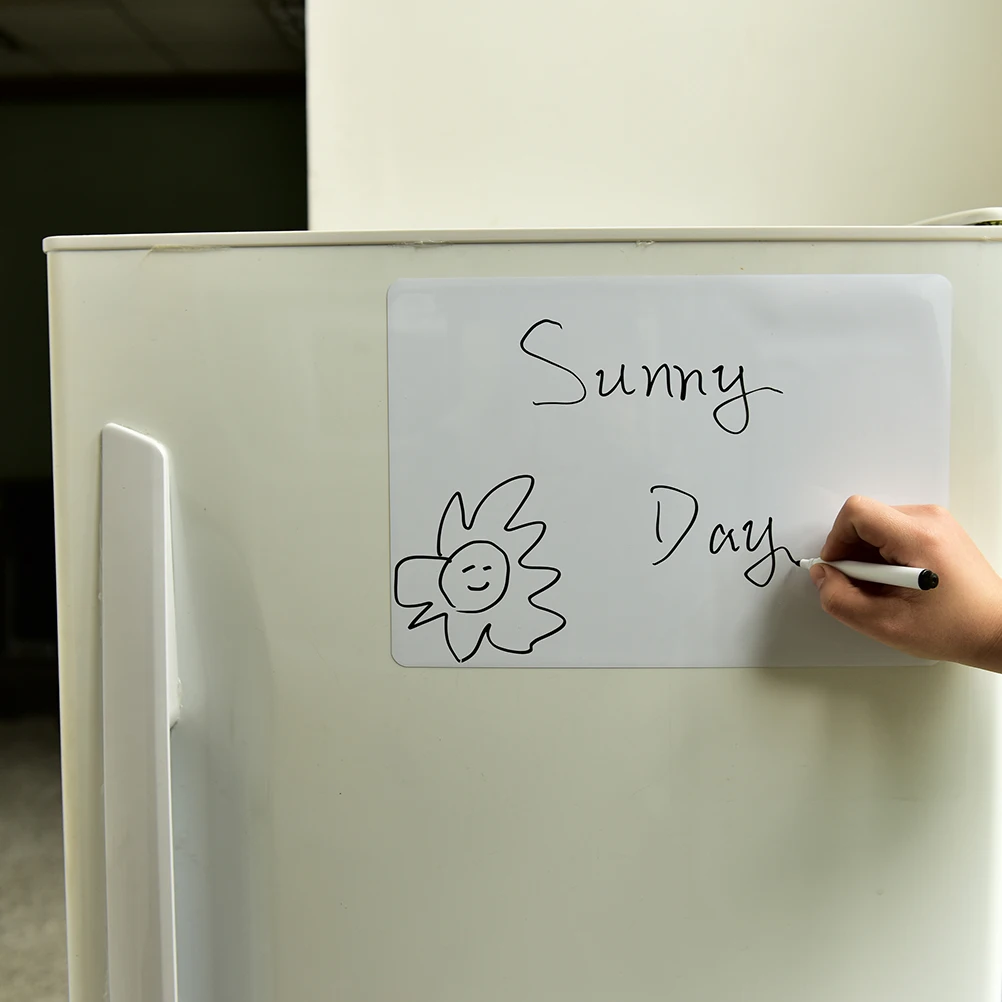 Гибкая напоминание доска пера Ластики магнит магнитное холодильник writingboard съемный Доски сообщение pad30x21cm