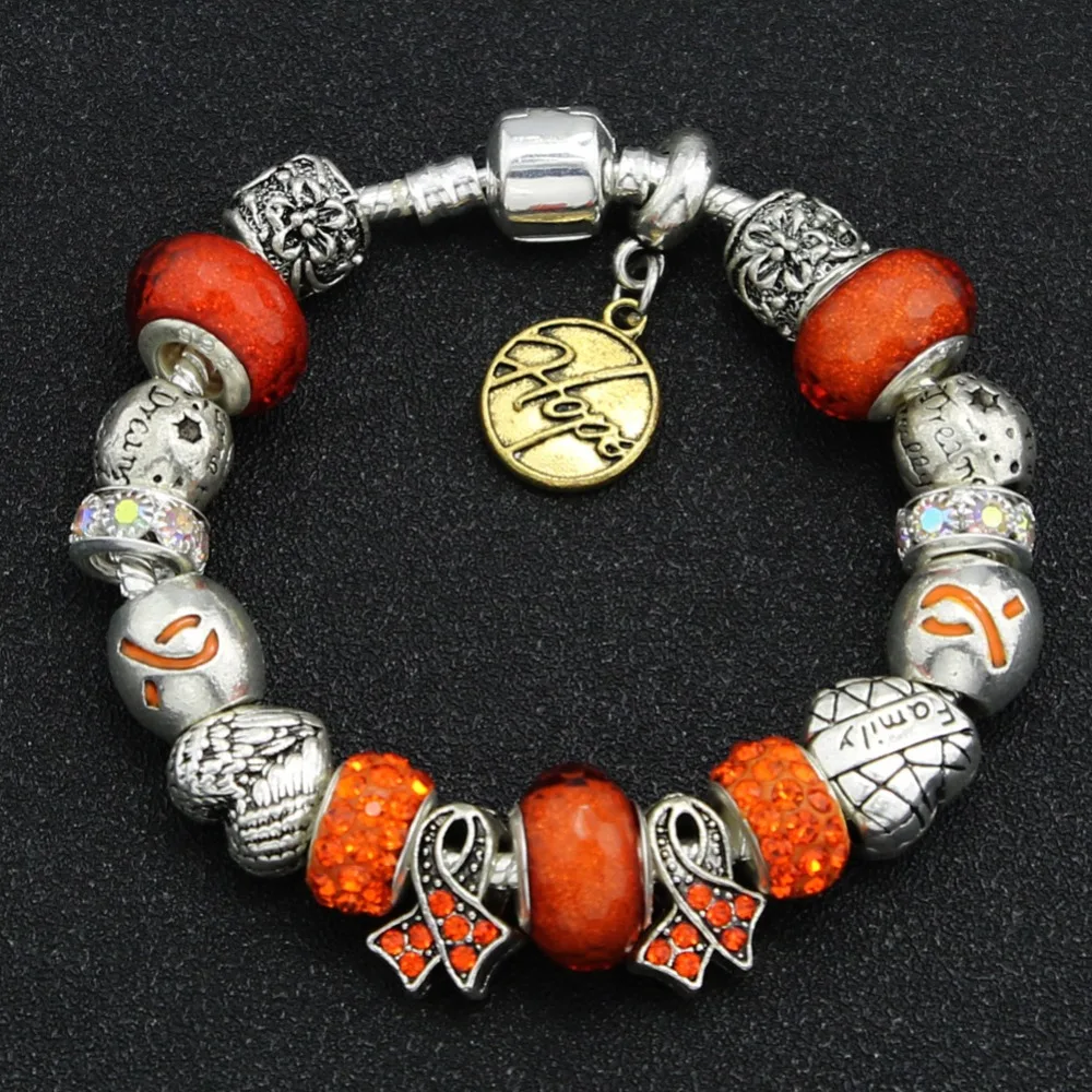 PBR225, зеленая/синяя/Розовая/оранжевая/фиолетовая/белая/красная лента из прозрачного сплава бусины цепочка ручная работа браслет ювелирные изделия для женщин