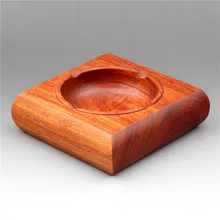Креативная Новая китайская пепельница из красного дерева, пепельница из палисандра Бирмы, цельная деревянная домашняя гостиная офисное украшение