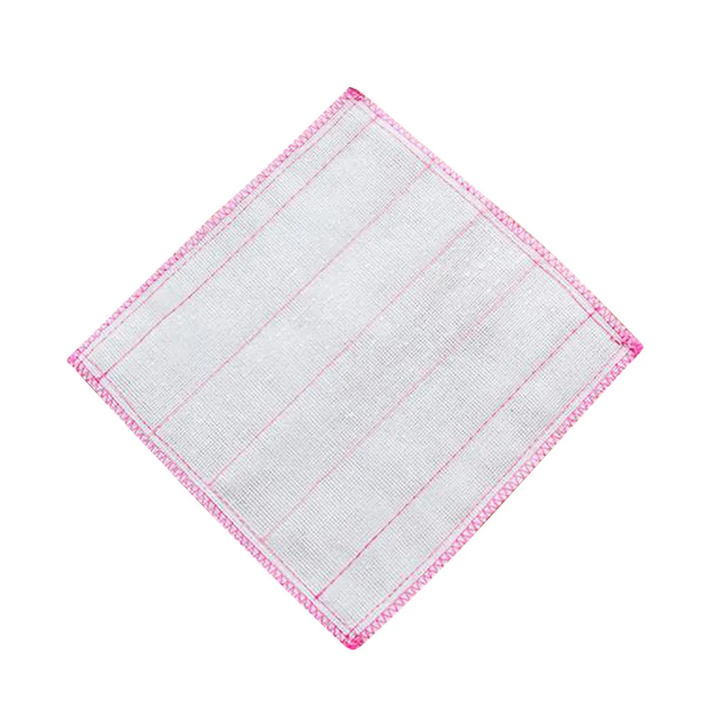 Wash Towel New 5pcs Washing Cloths Dishcloths Rags Towel Bamboo Fiber Home Housework Car Cleaning Kitchen Absorbent 19jun21