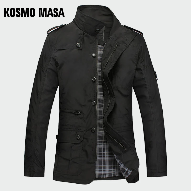 Осенняя мужская куртка KOSMO Mass летняя уличная одежда приталенная повседневная