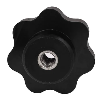 

2 Pcs M10 Female Thread Nuts 50mm Plastic Star Head Clamping Knob Grip