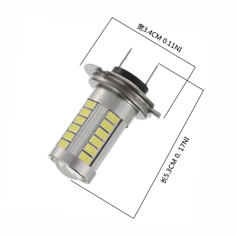 ONEWELL 2 шт. автомобиль H8 H11 светодиодный 9005 9006 T20 33SMD светодиодный противотуманный фонарь для бега Светильник лампы поворот Парковка лампы DC12V