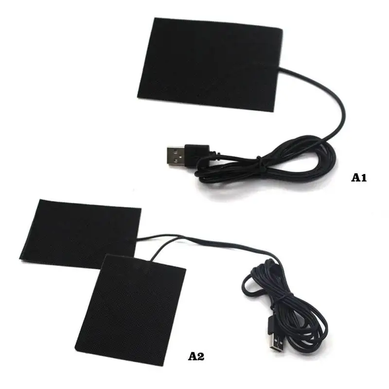 5V Carbon Fiber Heating Pad Hand Warmer USB Heating Film Electric