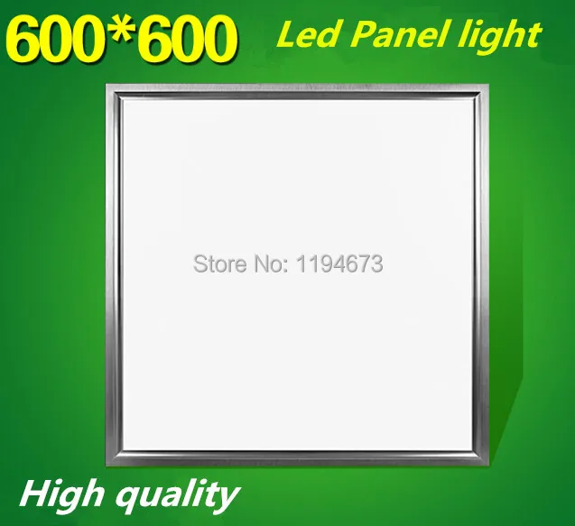 

wholesale Price 72W Warm/Pure/Cold White 600X600 LED panel light with led driver AC85~260V CE RoHS FCC certification 5pcs/lot