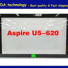 EMS/DHL Быстрая новое нижнее белье для девочек,/оригинальная ЖК-дисплей Экран снаружи Стекло для 2" acer Aspire U5-620 ЖК-дисплей спереди Стекло при контакте с клейкой лентой 3M