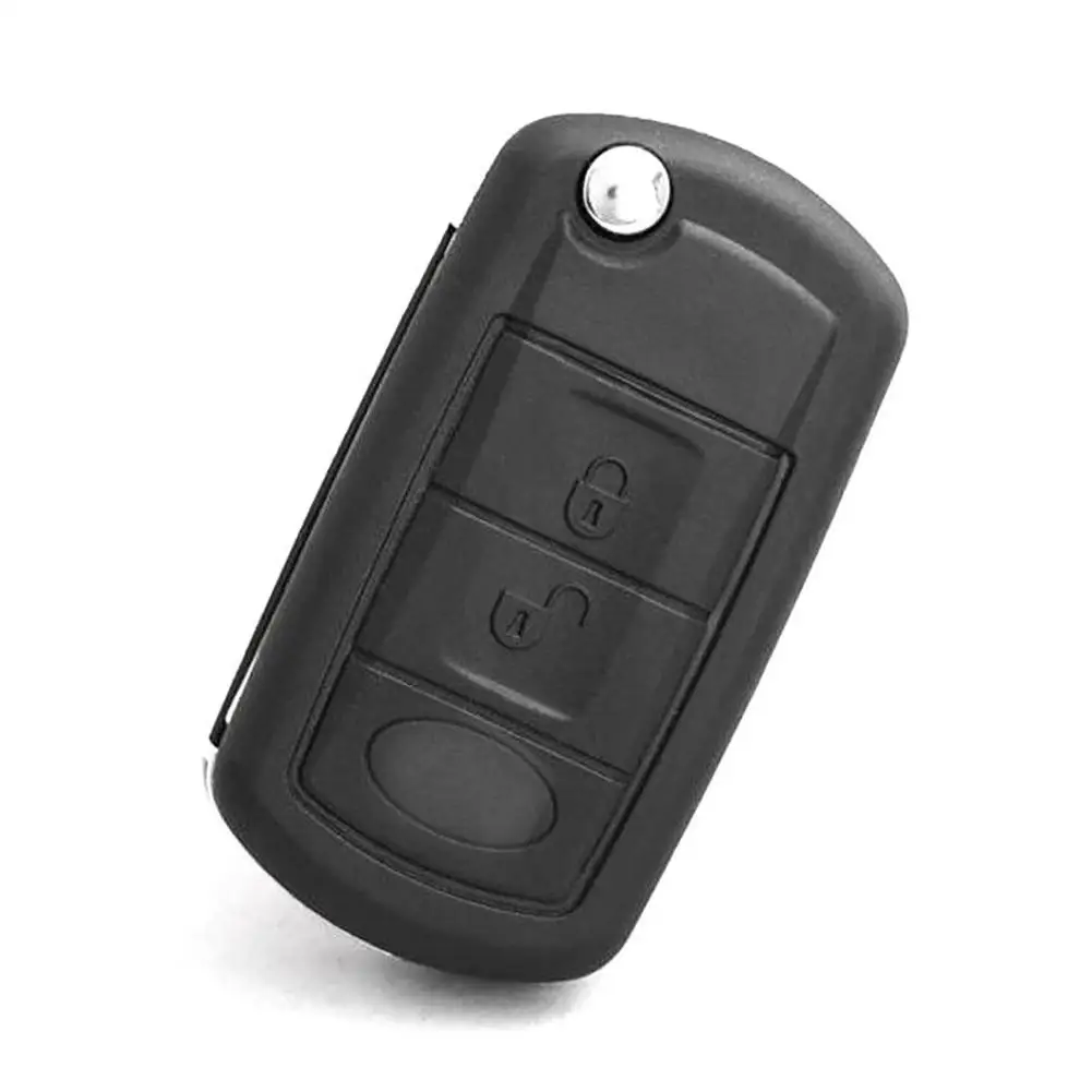 

3 Buttons Flip Key Shell Case Fob for Land Rover Range Rover Sport LR3 Discovery