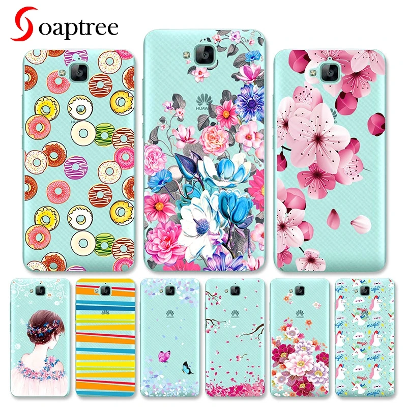 

Silicon Phone Cases For Huawei Honor 4c Honor4C Pro Case Cover for Huawei y6 pro Case Soft TPU Cover Honor Holly 2 Plus Coque
