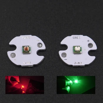 

Cree 3W XPE Red Green light Color LED High Power LED Emitter Diode on 16mm Aluminum PCB Board