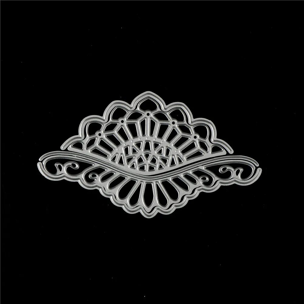 5Pcs Top Wave Line Banner Set Metal Dies Cutting Decorate Scrapbooking