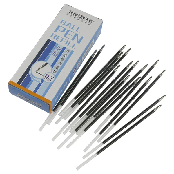 

100PCS 107 Ballpoint Pen General Purpose Refills Color:Blue