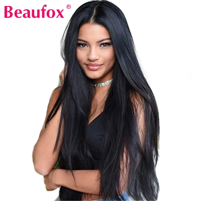 Aliexpress Com Buy Beaufox Peruvian Straight Hair Lace Front