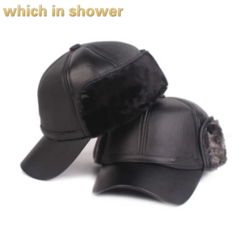 baseball cap with ear flaps fleece lined