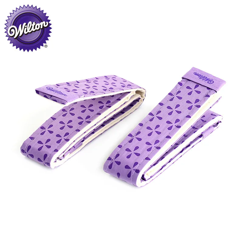

Wilton Bake Even Strip Cake Pan Dampen Strips Cake Strips for Baking, Cake Pan Strips Takes Baking to the Next Level - 2 Piece