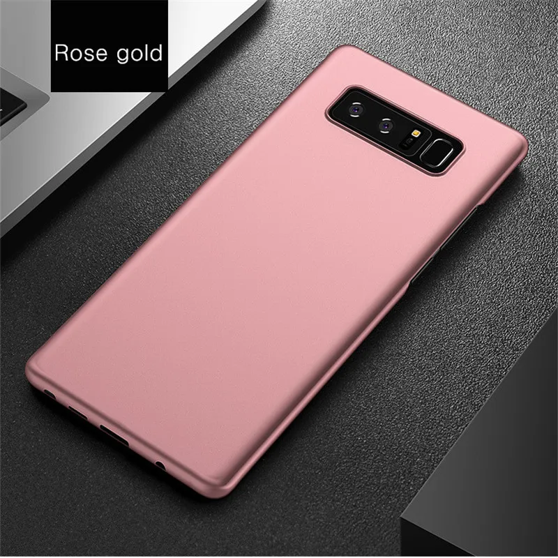 Чехол Note 8 для samsung galaxy note чехол note8 Жесткий ПК розовый золотой синий черный SM N950F