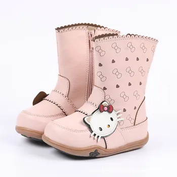 

Kids Shoes Kids boots leather boots for girls chaussures fille hiver girl shoes autumn winter laarzen meisjes boots enfant sale
