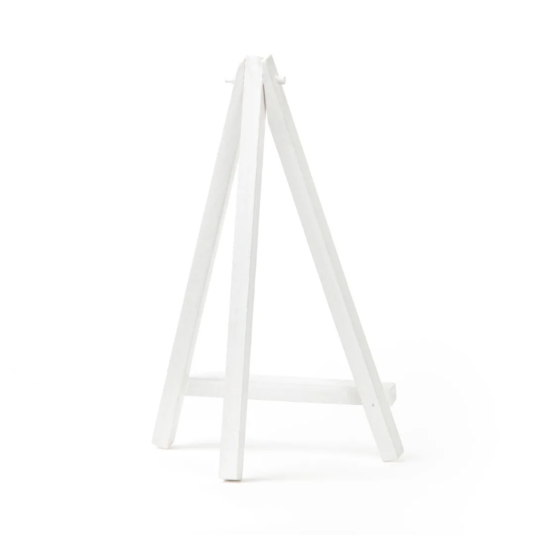 10Pc White s Plastic Artist Easel Wedding Table Number Place Name Card Display Holder