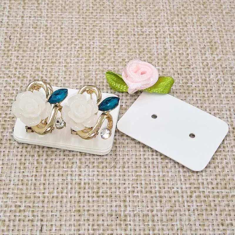 Pretty Pearl Paper Stud Earring Ng Card Small Jewelry Pretty Pearl Paper Stud Earring Ng Card Small Jewelry Display Tag 100pcs Size 3 5 2 5cm Custom Cost Extra In Garment Tags From Home