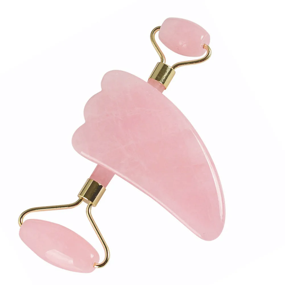 

Natural Jade Guasha Facial Massage Jade Roller Face Body Massager Beauty Tool #25