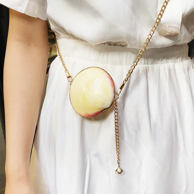 

New Fashion Brand holiday Beach Crossbody Bag Design Sweet Shell Chain Shoulder Bag Clutch Bag Girl's Messenger Bag Handbag