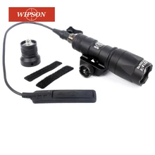 WIPSON M300C тактическое оружие Свет Постоянный/Мгновенный Скаут свет водонепроницаемый винтовка Охота фонарик подходит 20 мм Пикатинни