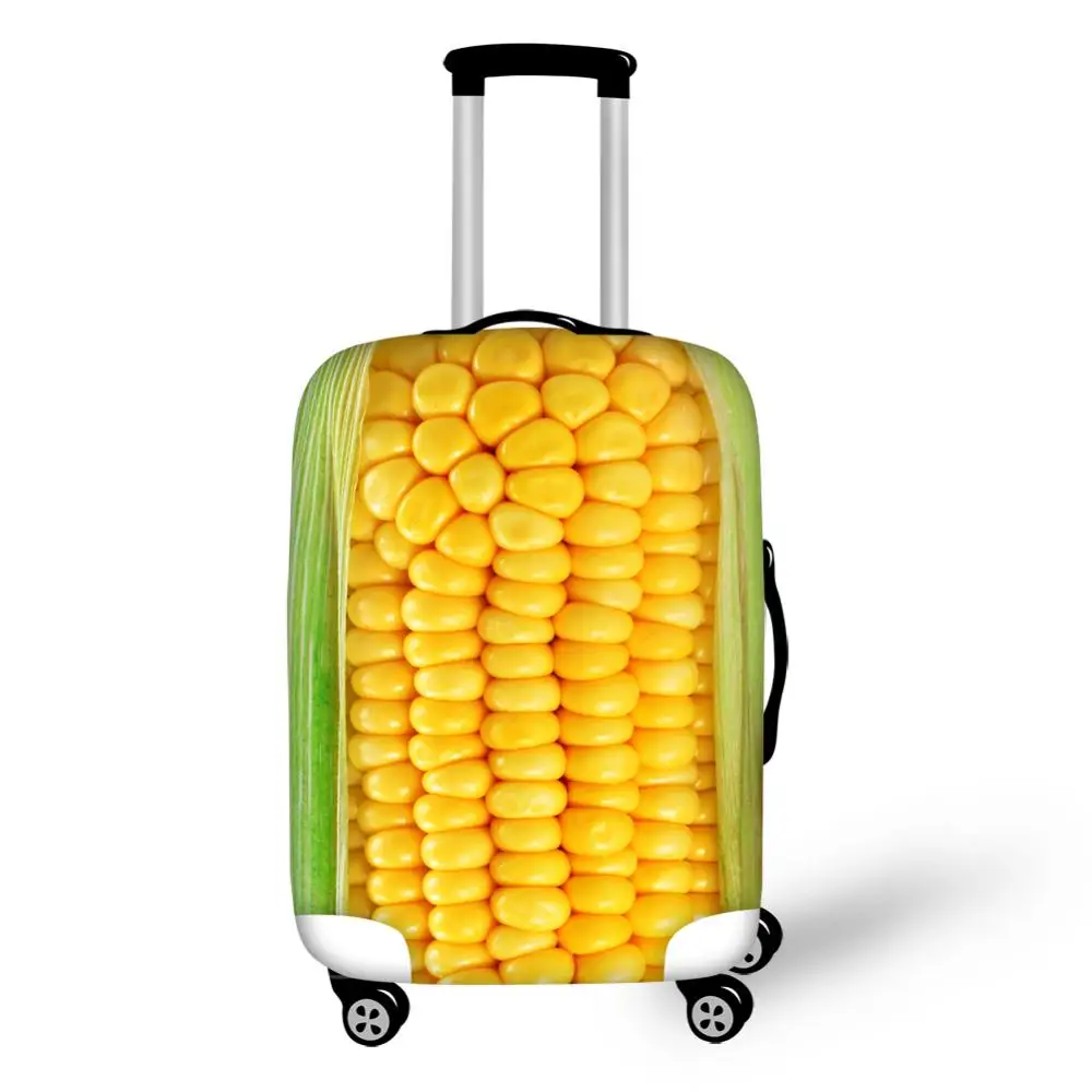 TWOHEARTSGIRL чехол для чемодана с рисунком бекона хлеба, плотный эластичный защитный чехол для чемодана на молнии для 18 20 22 24 26 28 дюймов - Цвет: CC2053S