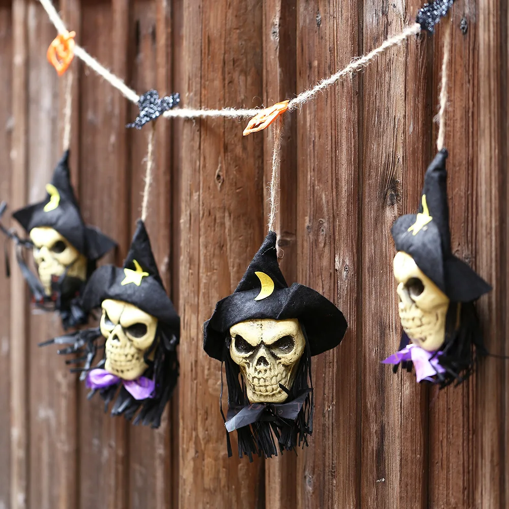 halloween horror props haunted house bar decoration supplies ktv string arrangement skull halloween decorations small ornaments