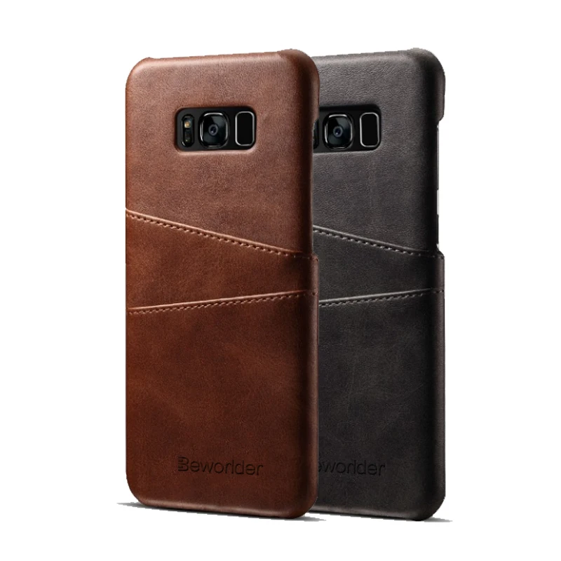 

Beworlder For Samsung Galaxy S8 Case S8 Plus Cases Vintage Card Slot Back Cover PU Leather Case For Samsung Galaxy S8 Plus