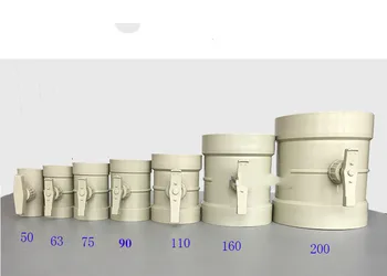 

pvc Air volume regulating valve manual air volume control valve air ventilation pipe HVAC Valve 50-315mm air damper valve