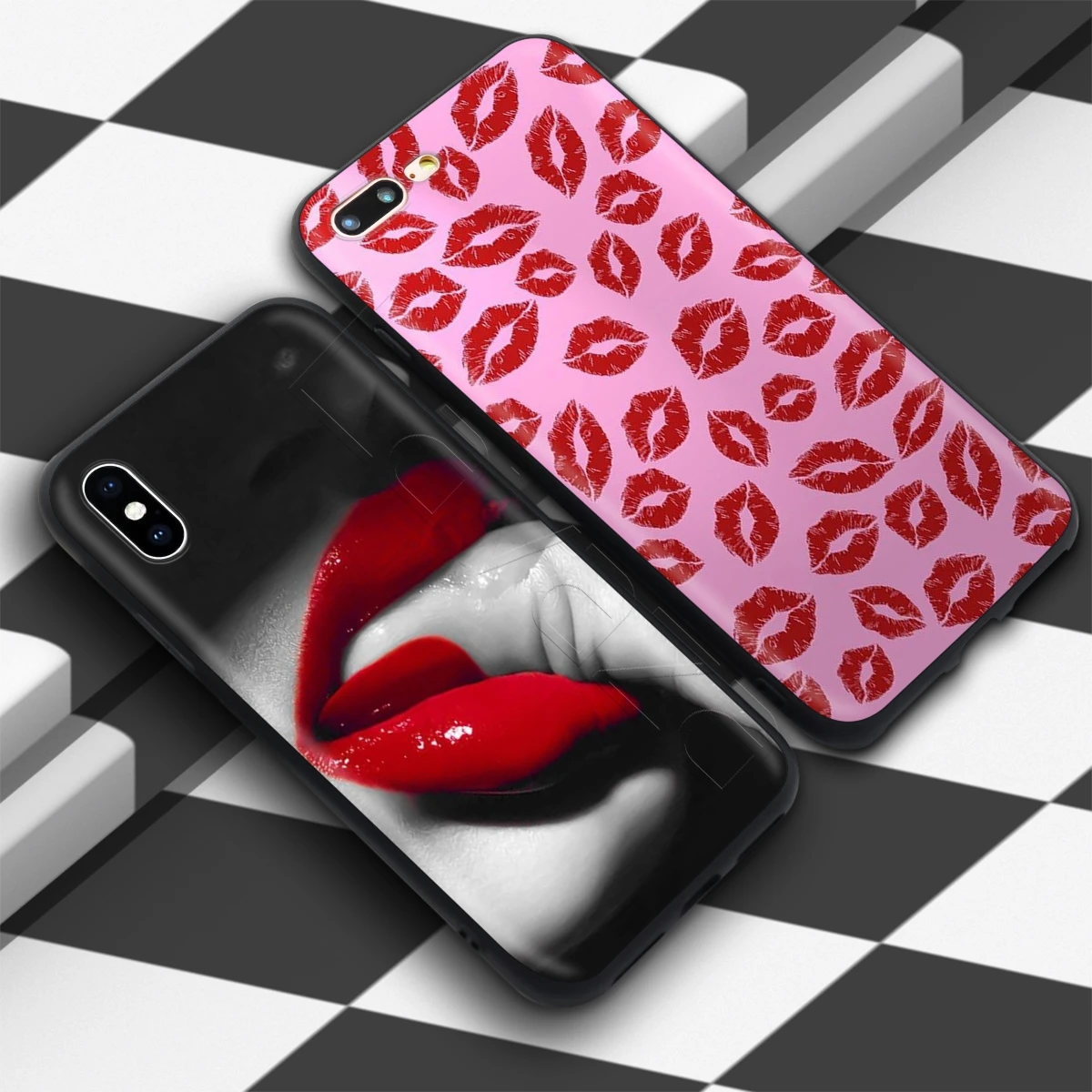 Lavaza в виде красных губ губная чехол для iPhone 12 11 Pro XS Max XR X 8 7 6 6S Plus 5 5s se|Бамперы| |