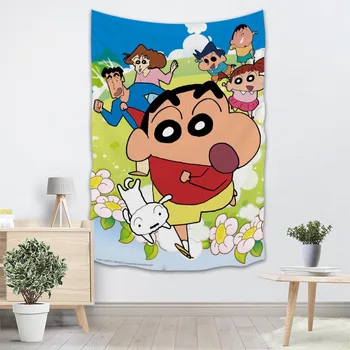 

Custom Wall Tapestry Wall Hanging Tarot Custom Tapestry Plant Crayon Shin-chan Tapestry Mandala Home Decor Large size