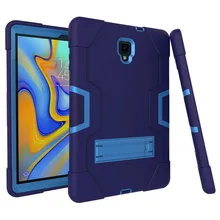 Детский противоударный Гибридный Силиконовый чехол для samsung Galaxy Tab A 10,5 T590 T595 T597, защитный чехол Tab A 10,5 дюйма, Чехол+ пленка+ ручка