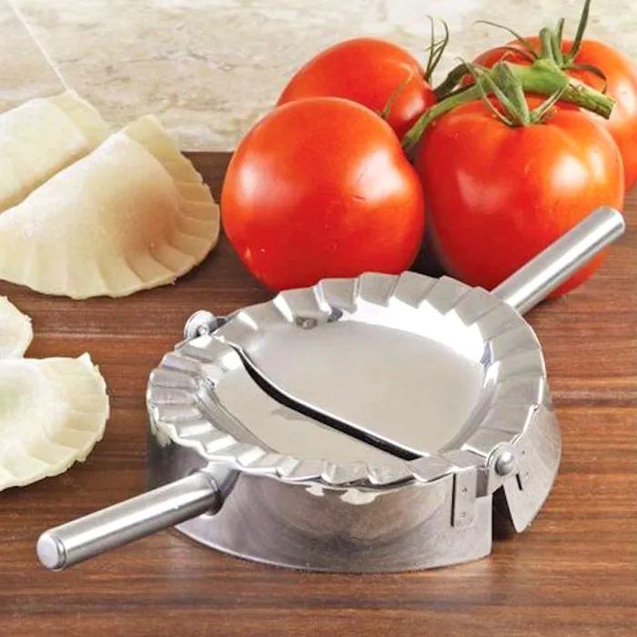 Dumpling press ravioli mold maker crimper dough cutter