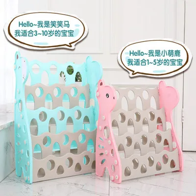 Children bookshelf simple bookshelf, landing shelf, Baby magazine shelf, student bookcase, kindergarten newspaper and newspaper Children bookshelf simple bookshelf, landing shelf, Baby magazine shelf, student bookcase, kindergarten newspaper and newspaper
