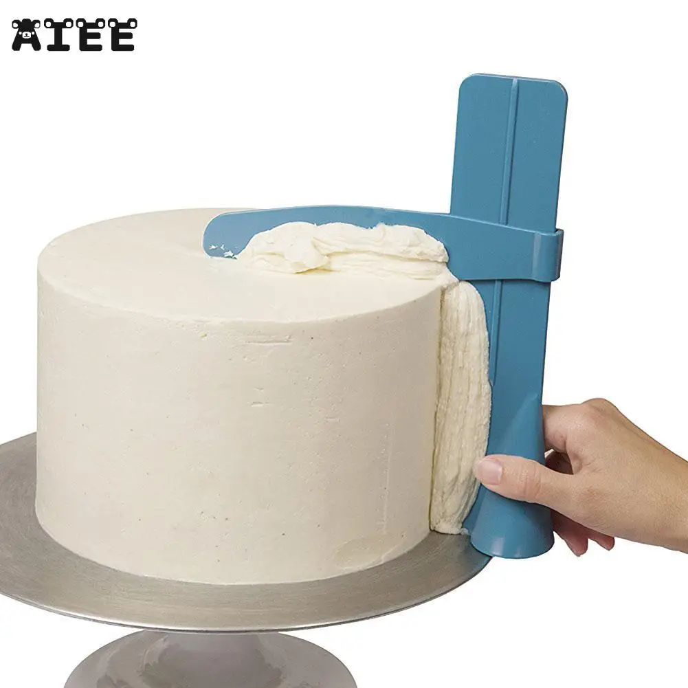

Cake Scraper Smoother Adjustable Fondant Spatulas Cake Edge Smoother Cream Decorating DIY Bakeware Tableware Kitchen Cake Tool