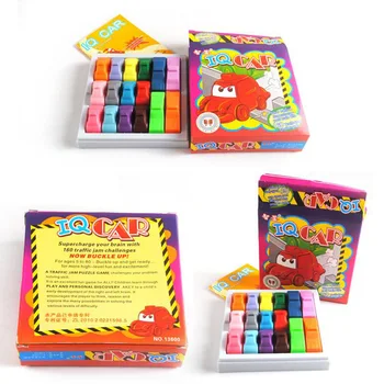 

1 Set Kids Toys Car Model Maze Parking IQ Car Geometric Board Educational Toys 3D Board Gam Juguetes Oyuncak Brinquedo