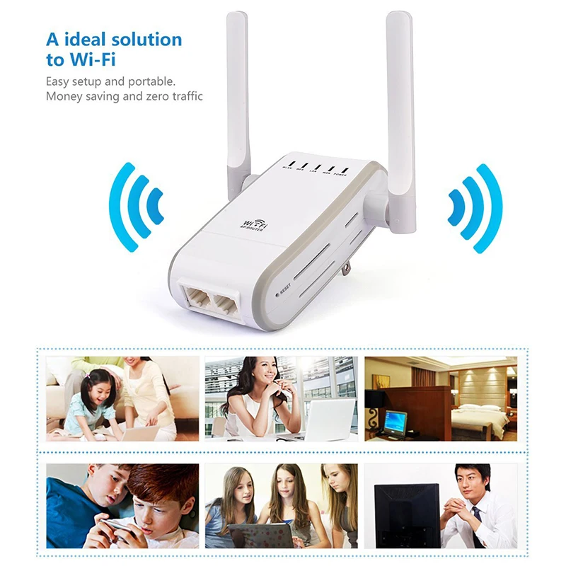 Wireless Router WiFi Repeter 300Mbps Wifi Signal Amplifier Access Point IEEE802.11n Wifi Extender Booster LAN WAN Drop Shipping